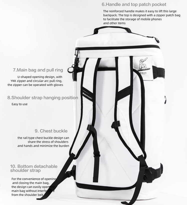 Watertrace Ski Backpack Snowboard Bag roller skates bags skiing Helmet Bag ski shoe bag