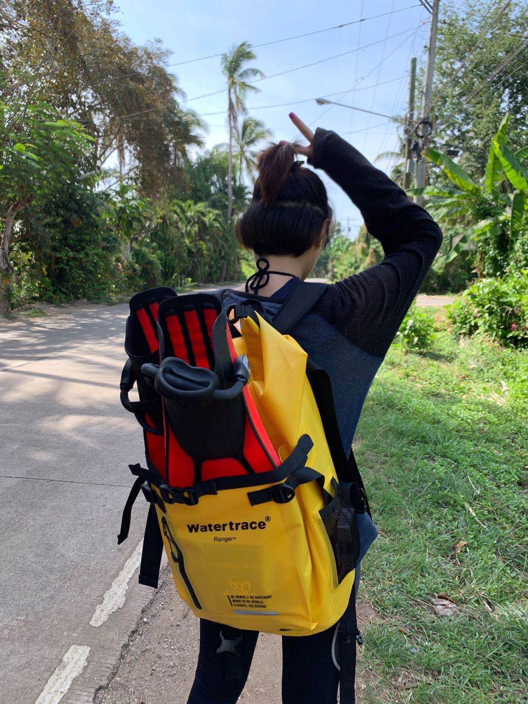 Waterproof Backpack Scuba Diving Bag River Trekking Snorkeling Fins Bag