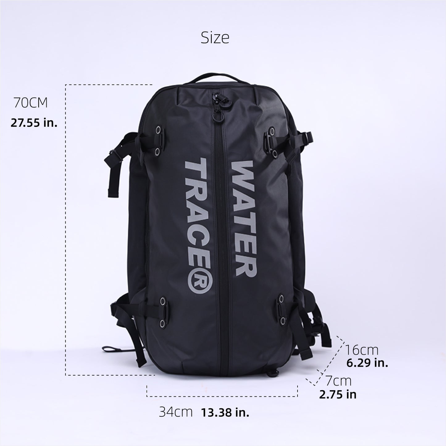 Watertrace 55L Ski Snowboarding Backpack roller skates bags skiing Helmet Bag ski Shoe bag L