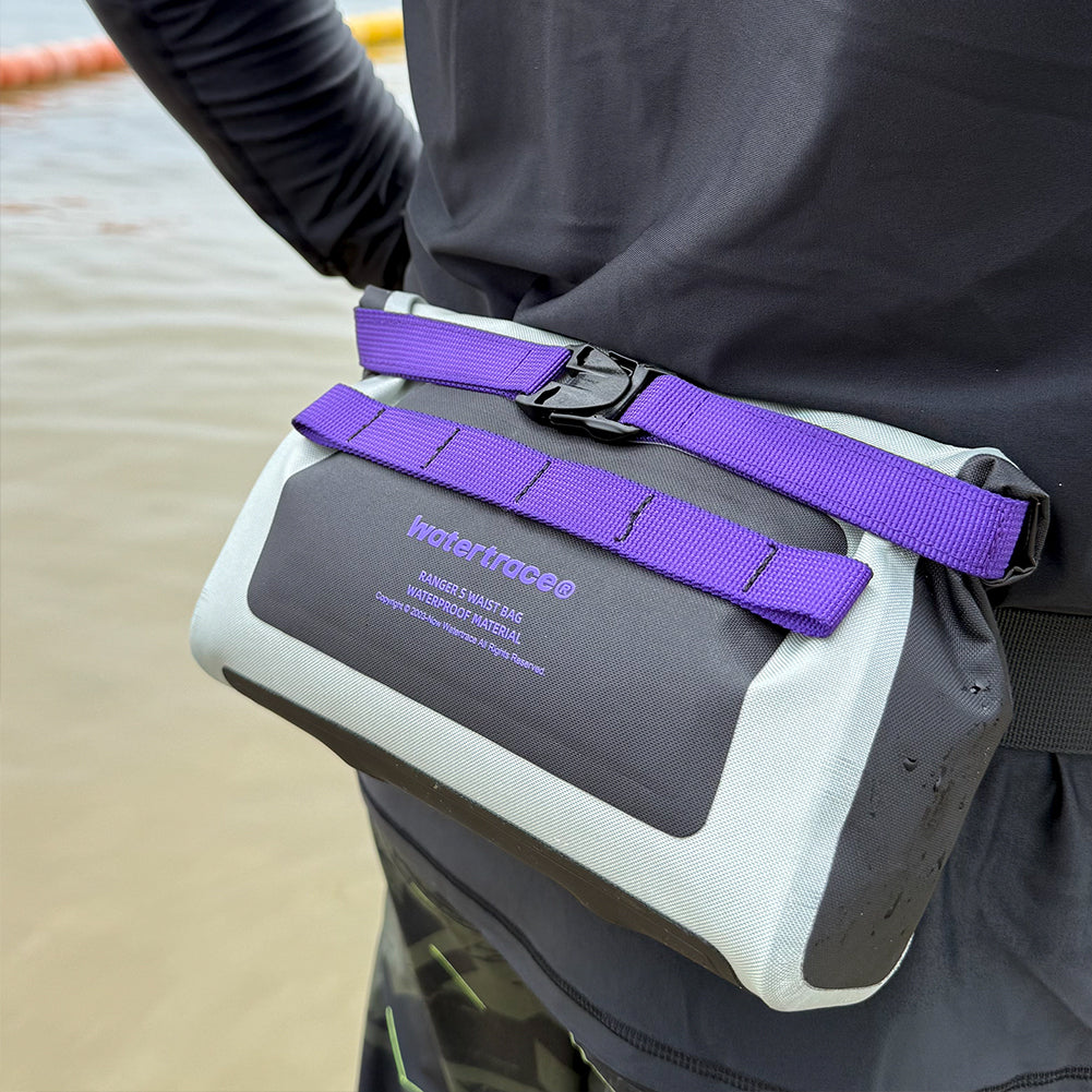 Watertrace Waterproof Waist Bag, for Surfing, Paddleboarding, Boating,Cycling,Water Park Activities