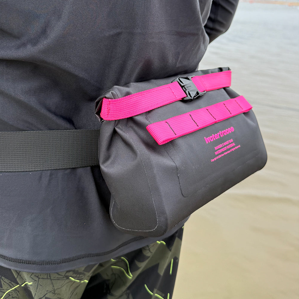 Watertrace Waterproof Waist Bag, for Surfing, Paddleboarding, Boating,Cycling,Water Park Activities