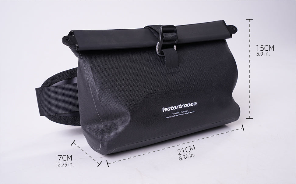 watertrace Waterproof Snorkeling Bag Waterproof Fanny Pack Waist Bag Canoe Kayaking Rafting Surfing Swimming Boating Paddle Board IPX8